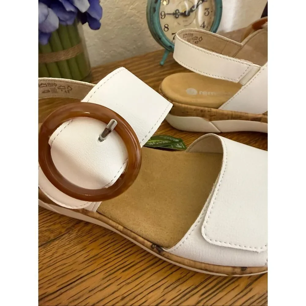 Remonte Jocelyn 53 Sandal in Weiss Summer, Casual, Comfort, Boho-Chic, Beach